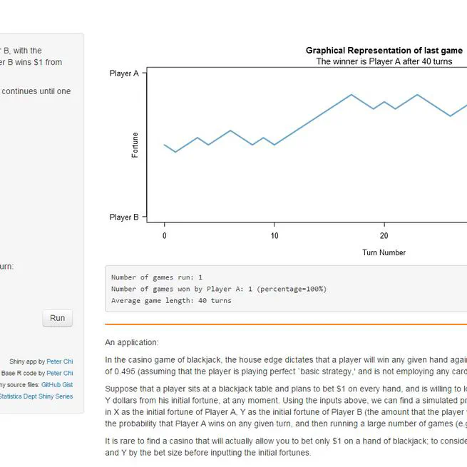 Web application teaching tools for statistics using R and shiny